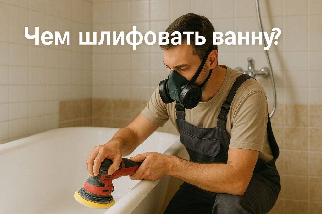 Чем шлифовать ванну?