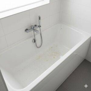 акриловая ванна с царапинами