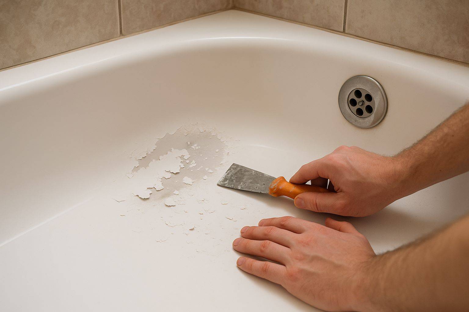 чугунная ванн залита не качественно акрилом