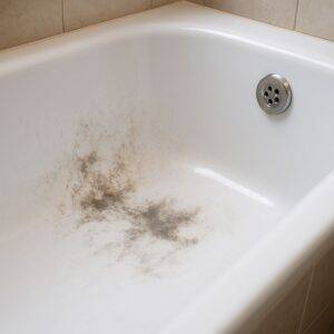 стальная ванн постарела