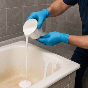 ванна обновлена акрилом