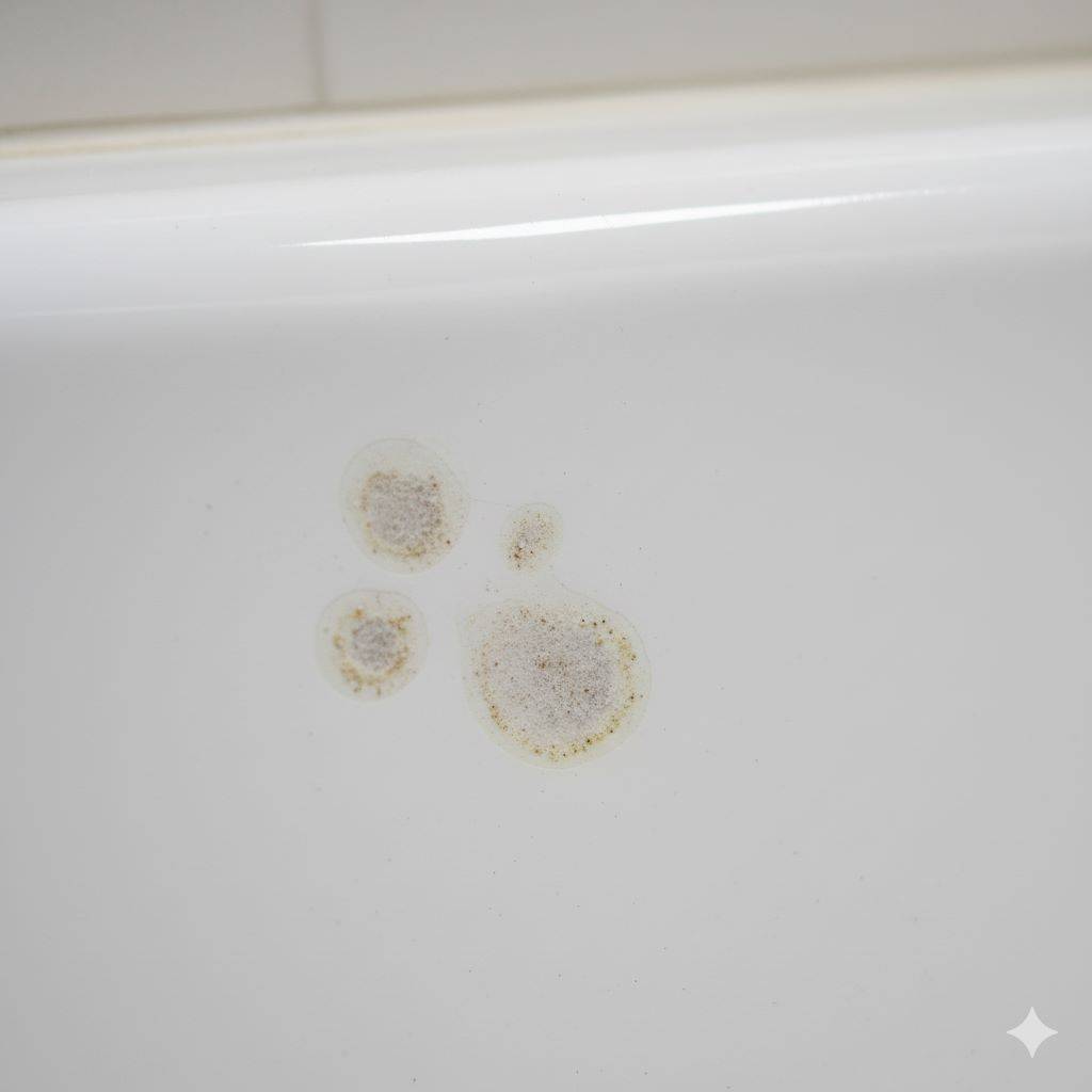 шлифовка ванны с проплешинами