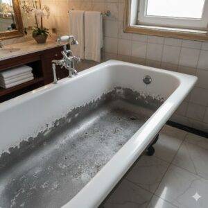 стальная ванна съедена кислотой