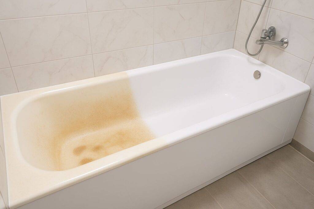 стальная ванна потеряла блеск