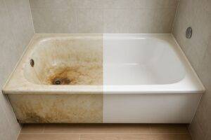 восстановил стальную ванну