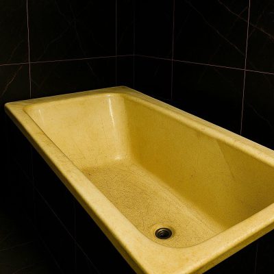 старая чугунная ванна